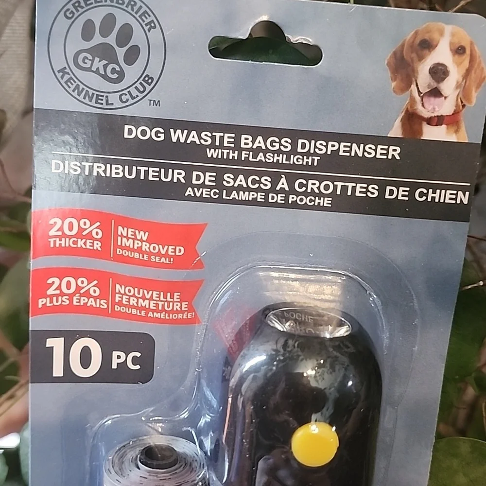 SALE⚡️Dog poop waste Bag Dispenser with Flashlight